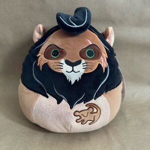 NWT Squishmallows 8” Disney’s The Lion King Scar Plushie.